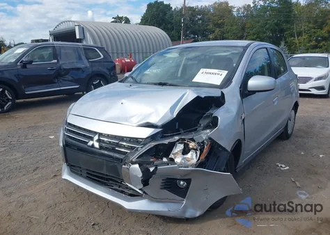 2021 Mitsubishi Mirage Carbonite Edition/Es/Le z USA, uszkodzony, nr VIN ML32AUHJ8MH012062